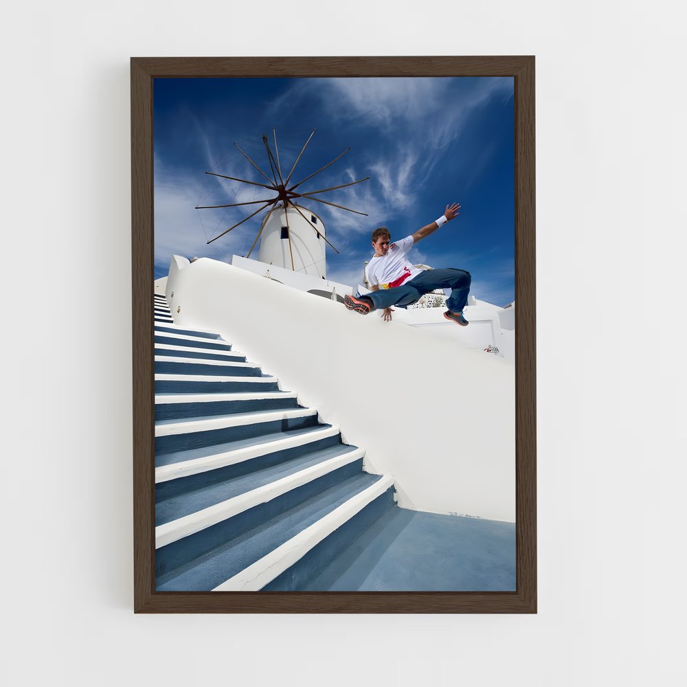Poster L'Homme du Moulin – affiche Parkour et freerun (vue 5)